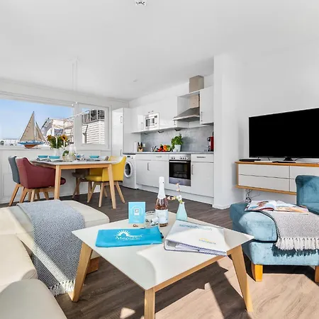 Triton: Meerblick, Sauna, Dachterrasse Feriehus Olpenæs