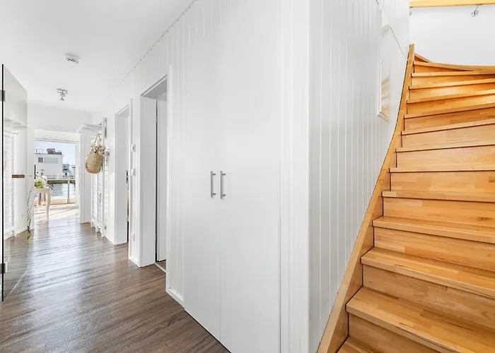 Triton: Meerblick, Sauna, Dachterrasse Vakantiehuis Olpenitz