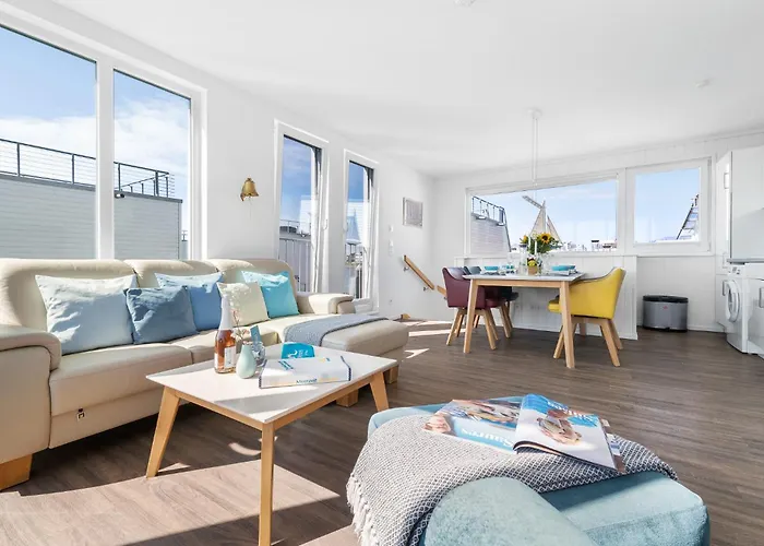 Vakantiehuis Triton: Meerblick, Sauna, Dachterrasse