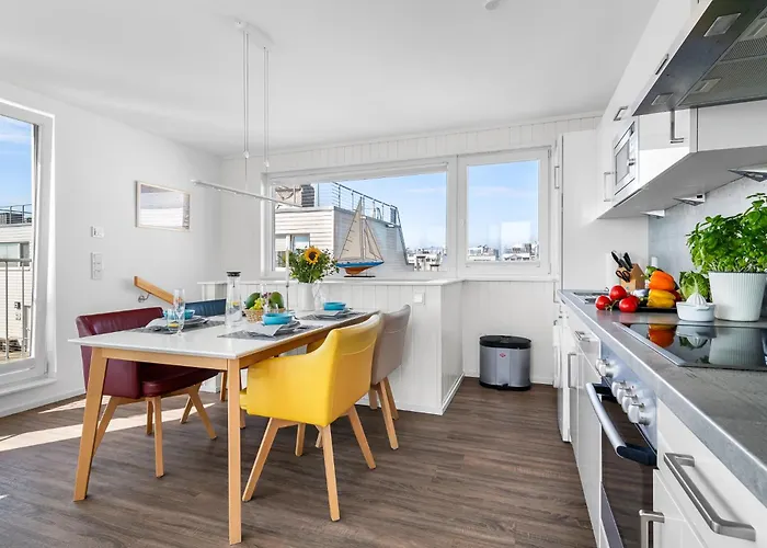 Triton: Meerblick, Sauna, Dachterrasse Vakantiehuis